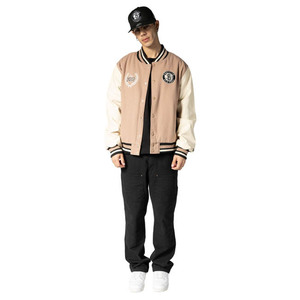 Hot Mens Loose Fit School Baseball Bomber <b>Jacket</b> Shell Wool Coated Formal Customized Embroidery <b>Patches</b> - Product Image 2
