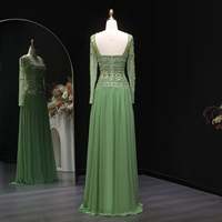 Robes de soirée élégantes Jancember LSZ539 à col carré et cristaux pour mariage et bal