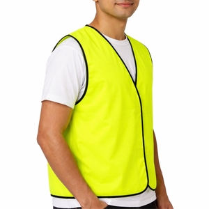 เสื้อกั๊กนิรภัยแบบเรียบง่ายสำหรับผู้ชาย มองเห็นได้ชัดเจน น้ำหนักเบา ทนทาน สวมใส่สบาย มืออาชีพ เชื่อถือได้ เสื้อกั๊กเรียบง่ายสำหรับผู้ชาย - Product Image 6