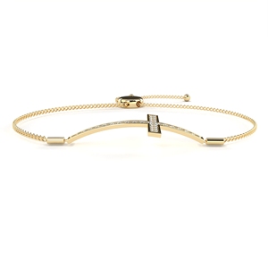 Designer Holy Cross Round Lab Grown Diamond 14k <b>Solid</b> <b>Gold</b> Round Brilliant Cut Holy Cross Bracelet Fine Jewelry Women - Product Image 3