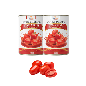 Fabricant vietnamien propose des tomates pelées délicieuses de qualité supérieure en jus de tomate, emballage personnalisé, offre spéciale - Product Image 1