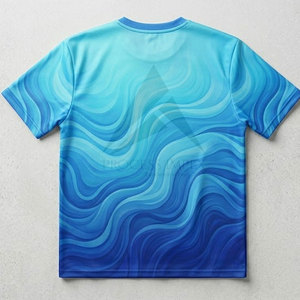 T-shirt personnalisé pour homme en polyester léger à séchage rapide, imprimé sur toute la surface, pour la gym et le sport, Process Impex - Product Image 2