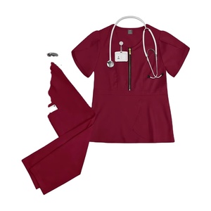 Uniforme médical de salon de beauté clinique pour femme Uniformes chirurgicaux Top + pantalon Articles d'hôpital pour femmes infirmières - Product Image 3