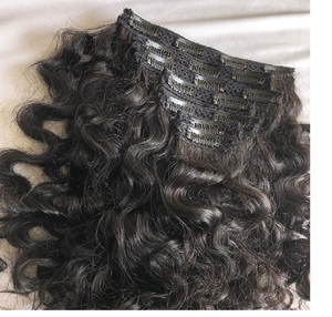 Extensions de cheveux naturels bouclés 100% vierges indiens Remy, lot de 5/7 pièces, 200 grammes, noir, pour femmes - Product Image 2