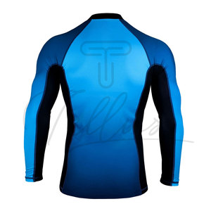 Custom Made High Quality <b>Men's</b> Full Sleeves <b>Compression</b> <b>Shirts</b> Spandex/Polyester Quick Dry Fighting Gear Rash Guards - Product Image 2