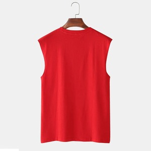 Ropa Deportiva para Gimnasio, Camiseta Deportiva Ajustada con Dobladillo Curvo, Camisetas de Entrenamiento, Camisetas sin Mangas para Hombre - Product Image 4