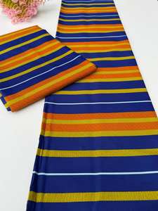 Tela de algodón estampada con cera africana de primera calidad OEM de Marruecos para vestidos y prendas de moda - Product Image 5