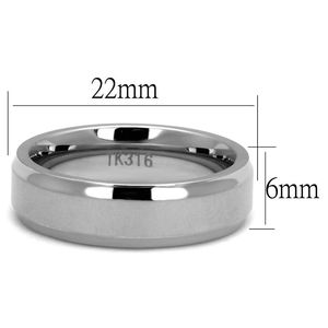 TK2916 - Anello in Acciaio Inossidabile Lucidato a Specchio Senza Placcatura e Senza Pietre - Categoria Prodotti Piatti e Stoviglie - Product Image 2