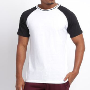 T-shirt uni en coton pour homme, col rond, doux, respirant, décontracté, mode estivale, vêtements personnalisés imprimés en gros - Product Image 2