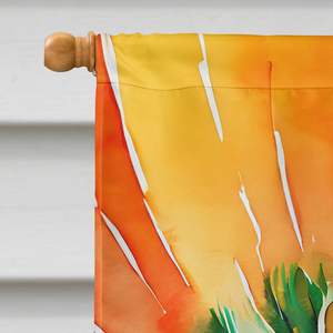 Gran Multicolor Pavo Real casa bandera porche manga poste decorativo patio Banner ilustraciones poliéster pared colgante casa tamaño Banner - Product Image 3