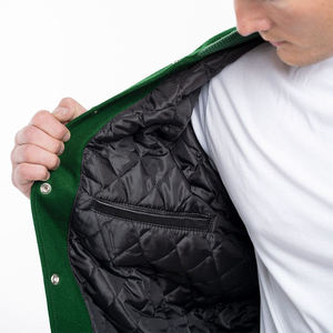 Stonefield Manufacturing Varsity <b>Jacket</b>-100% Wool Hooded <b>Waterproof</b> Reversible Eco-Friendly Thick Streetwear <b>Winter</b> Outerwear - Product Image 1