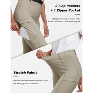 Custom Logo Women <b>Equestrian</b> Breeches Silicone Grip Ladies Horse Riding Pants Wholesale Breathable High Quality Riding Tights - Product Image 6