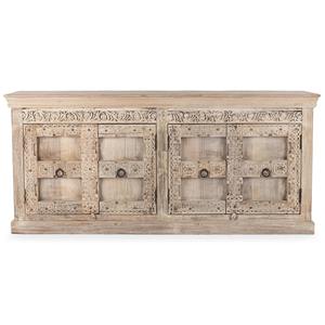 High End Solid Wood Four Door <b>Sideboard</b> Cabinet with Elegant <b>Storage</b> Design for Luxury Bedroom Kitchen and Living Spaces - Product Image 1