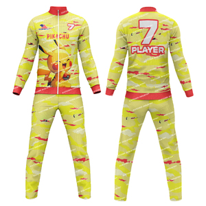 Comfortable Breathable Anti-Bacterial Quick Dry Mesh Fabric Flag Football Uniform Set with Front Logo <b>Sublimated</b> Printing OEM - Product Image 4