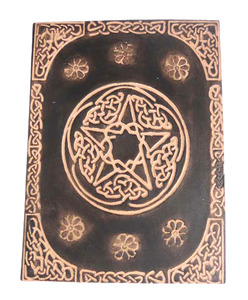 Handmade Vintage Leather <b>Journal</b> Made Of Antique Style Deckle Edge Vintage Paper Charge Calligraphy <b>Notebook</b> - Product Image 1