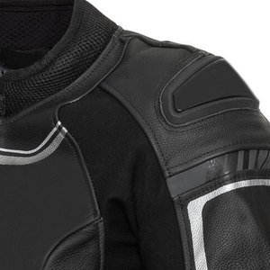 Professional <b>Men's</b> Vintage Fitted Breathable Motorcycle Faux <b>Leather</b> <b>Jacket</b> CE Armored Racing Gear Reflective Stripes Zipper - Product Image 5