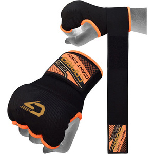 Guantes Interiores de Boxeo de Medio Dedo con Correa para la Muñeca, Guantes Transpirables para Envolver las Manos, Guantes Interiores de Entrenamiento, Protección Deportiva con Logotipo Personalizado - Product Image 2