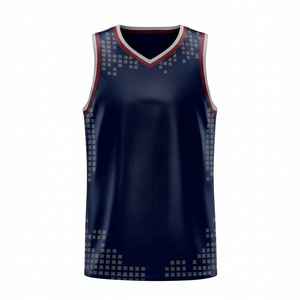 Maillot de basket-ball réversible personnalisable et pas cher en polyester 100% respirant, ensemble uniforme d'entraînement pour hommes - Product Image 6