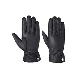 High Quality Winter Leather <b>Gloves</b> Designed With Genuine Leather Shell And Thermal Lining For Secure Warm Hand Protection - Product Image 6