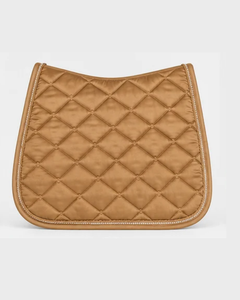 Manta de Silla de Montar Acolchada de Satén de Alta Calidad con Diamantes y Ribete de Cristales de Imitación, Venta al por Mayor, Logotipo Personalizado, Tela para Silla de Montar Ecuestre - Product Image 3