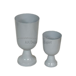 Vase de table en métal d'intérieur doré chaud et attrayant pour table de mariage et scène Vase à fleurs décoratif et Pots pour la décoration - Product Image 3