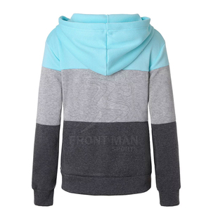 Sweat à capuche élégant pour femme en tissu polaire avec logo sur le devant, respirant et écologique, coupe confortable pour un usage décontracté - Product Image 2