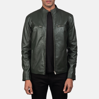 Vestes d'hiver décontractées classiques pour hommes en cuir véritable, imperméables, douces, en cuir de qualité supérieure, confortables, respirantes