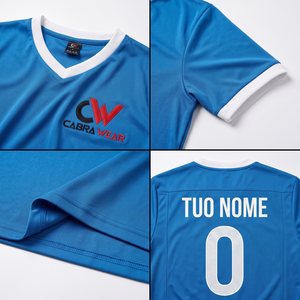 ชุดเสื้อกีฬาโพลีเอสเตอร์แห้งเร็วระบายอากาศได้ดีสำหรับผู้ชาย พร้อมชื่อผู้เล่นพิมพ์ลาย - Product Image 4