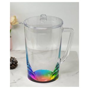 Caraffa per Acqua in Plastica Infrangibile da 2,75 Quarti con Design Ovale a Halo, Caraffa per Succo Senza BPA con Beccuccio - Product Image 3