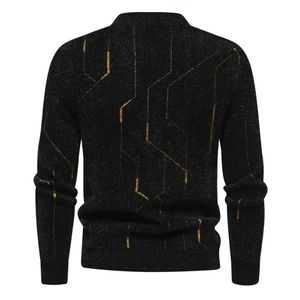 Men's 100% Cotton Winter Sweater Soft Knitwear Warm Pullover Custom Supplier - Product Image 6
