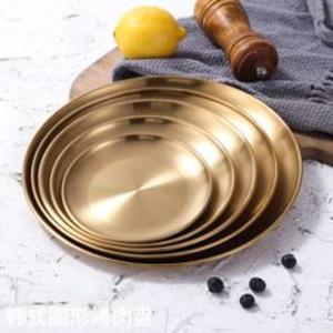 Grand plateau en aluminium, plat de service spacieux, vaisselle en métal durable pour banquet, restaurant, hôtel, traiteur, cuisine, présentation alimentaire - Product Image 1