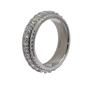 Luxury Classic 925 Silver Fine Jewelry <b>Rings</b> <b>Cubic</b> <b>Zirconia</b> Luxury <b>Rings</b> - Product Image 1