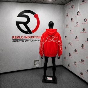 Custom Breathable Red Oversized Zip Hoodie Heavyweight Fleece Premium Relaxed Fit Unisex Cotton Casual Solid Color Winter - Product Image 4