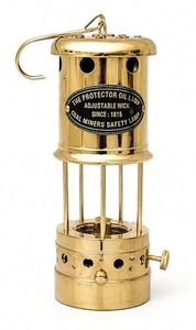 Lanterne à huile vintage en laiton pour mineurs, avec mèche réglable, lanterne suspendue, lanterne industrielle antique, lanterne anti-tempête pour la décoration de la maison - Product Image 1