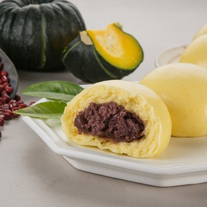 [MILWON] Colección de Comida Coreana para Venta Minorista: Snack de Calabaza Dulce, Bollo al Vapor de Calabaza Dulce Anheung 500g, Gama de Snacks para Cafeterías - Product Image 2