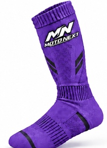 Chaussettes hautes pour hommes, très vendues, de haute qualité, 100% Spandex, séchage rapide, respirantes, antibactériennes, pour motocross, en vente - Product Image 5