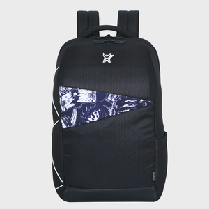 Arctic Fox High-Road Blue <b>Laptop</b> <b>Backpack</b> for College Office Students-Lightweight Oxford and PU USB Port Casual Fashion Style - Product Image 1