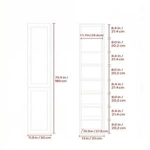 Libreria Moderna Regolabile in Legno Massello Stile Francese per Soggiorno e Hotel - Product Image 2