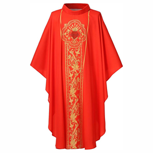 Túnica Sacerdotal Blanca Unisex con Diseño de Logotipo Personalizado, Traje Tradicional para el Clérigo de la Iglesia, Alta Calidad, 100% Poliéster, Acabado Mate - Product Image 6