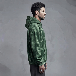 Artículo más vendido: Sudaderas con capucha extragrandes de felpa 100% algodón para hombre, con logo personalizado, estilo básico informal y hombros caídos. - Product Image 2