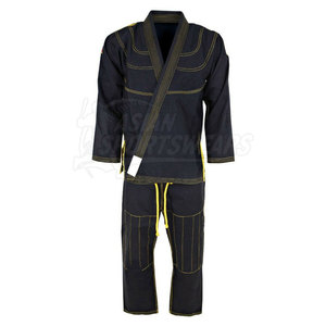 Traje de BJJ Personalizado al por Mayor, Duradero, Ligero, 100% Algodón, Transpirable, de Secado Rápido, Profesional, para Competencia, Artes Marciales, Adultos - Product Image 4