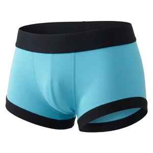 Ropa interior de hombre: Tanga de hilo, bóxers y calzoncillos de algodón, lisos, modernos, juveniles, sexys, de cintura media, rojos, con diseño distintivo y estilo de cuatro esquinas - Product Image 4
