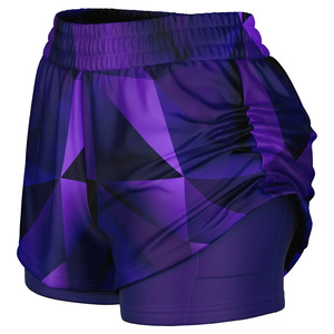 Vêtements de sport pour femmes avec logo personnalisé, shorts intégrés 2 en 1, légers et performants, pour le sport et l'entraînement - Product Image 1