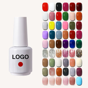 自有品牌1KG瓶UV凝胶指甲油新红蓝颜色浸泡凝胶上光剂 - Product Image 1