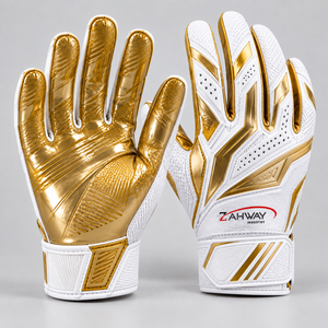Gants de football américain professionnels les plus vendus, taille personnalisée, légers, respirants, couleur personnalisée, logo, haute qualité, unisexe - Product Image 3