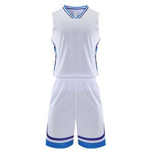 Wholesale Latest Design Basketball Uniform Sportswear Customized Basketball Uniform Set Shorts Solid Color Teamwear Performance - Product Image 3