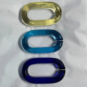 นกฮูกเรซิ่นใสแบบกำหนดเอง เป็นมิตรกับสิ่งแวดล้อม ทำด้วยมือ ประกอบง่าย โซ่เชื่อมต่อ ศิลปะสร้างสรรค์ แฟชั่น - Product Image 1