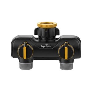 ตัวแยกน้ำสำหรับสวนแบบ 2 ทาง ทำจาก ABS ทนทาน ติดตั้งง่ายกับก๊อกน้ำ สำหรับการชลประทานกลางแจ้ง - Product Image 1