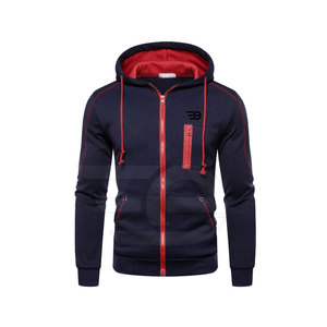 Ensemble de survêtement décontracté tendance pour homme avec capuche et cordon de serrage, en tissu respirant uni, idéal pour l'entraînement et le fitness - Product Image 4