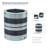 Joint mécanique à soufflet métallique MFL65 pour pompe de process à huile chaude
